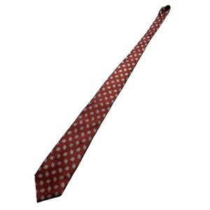 Big And Tall By Textan‎ Putzers Mens Tie Maroon With Blue Accents